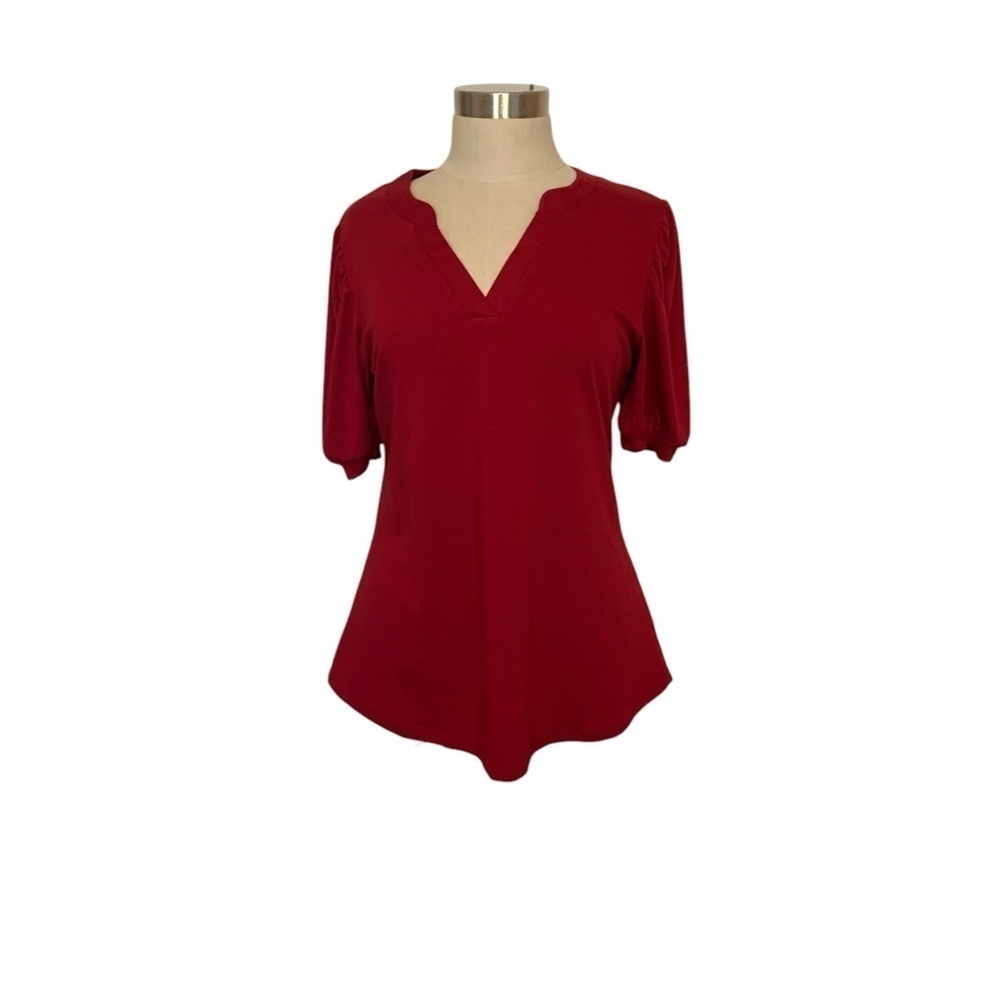 Romanstii casual V-Neck tunic top - Picture 4 of 8
